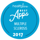 Healthline - Best Apps - Multiple Sclerosis 2017 badge